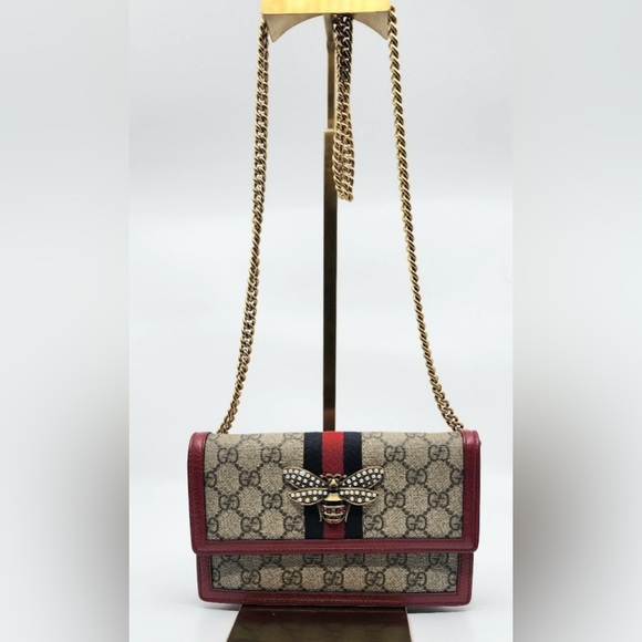 GUCCI QUEEN MARGARET COATED CANVAS - Picture 1 of 6